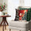 Christmas Printed Pillow Cover, Red – Standard Size, 4