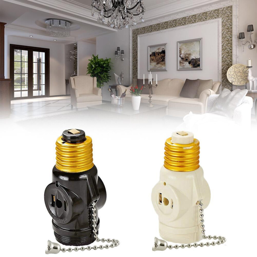 Betterlife Screw Base Light Bulb Socket W/ Pull Chain Switch Converter A B3u3 9130661714723