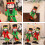 Green Christmas Sock1Set For Friends Nutcracker Soldier Sock 1