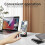 Βάση φόρτισης συμβατή με Samsung/iPhone15/16/17, βάση USB-C με οθόνη LED, μαύρος φορτιστής 5