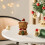 Ensemble de 6 figurines de Noël en résine pour décorations de fêtes 5