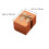 Orangefarbene Schmuckgeschenkbox aus Papier mit Schleife, 2er-Pack 5