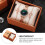 2Pcs Bow-tie Gift Box Present Storage Box Pretty Gift Container (Orange) 6
