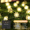 Solar-Lichterkette, 4,9 m, warmweiß, 20 LEDs 3