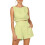 Γυναικεία Summer2Piece Σύνολα Σορτς Αμάνικο Crop Top με Στρογγυλή Λαιμόκοψη και Ψηλόμεσο 1