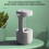 Mushroom Humidifier with Floating Water Drop Design Silent 4