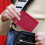Θήκη διαβατηρίου από δέρμα PU με RFID-Blocking, αδιάβροχο πορτοφόλι ταξιδιού για 3