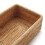 Rectangular Rattan Storage Baskets Stackable Woven Wicker Box Key Holder for Kitchen Cupboards Shelf Natural Set of 3 4