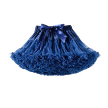 Kinderrokje, effen kinderrokje met elastische taille, mesh rokje, tutu rokje voor podiumoptredens, verstelbaar voor meisjes van 0-10 jaar.