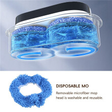 Disposable Mop,Washable Durable Replacement Microfiber Pads Dust Push Mop Cloth for Dry and Wet Vacuum Cleaner,