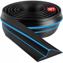 Guarnizione inferiore per porta da garage con kit di binari in alluminio da 16 piedi