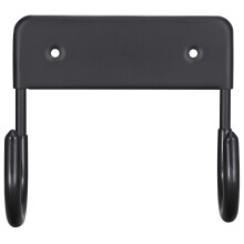 YIPUETERNITY Ironing Board Hanger, Black Ironing Boards Wall Mounted Holder, Iron Board Hook for Y-Leg or T-Leg Ironing Board, Ironing Board Storage