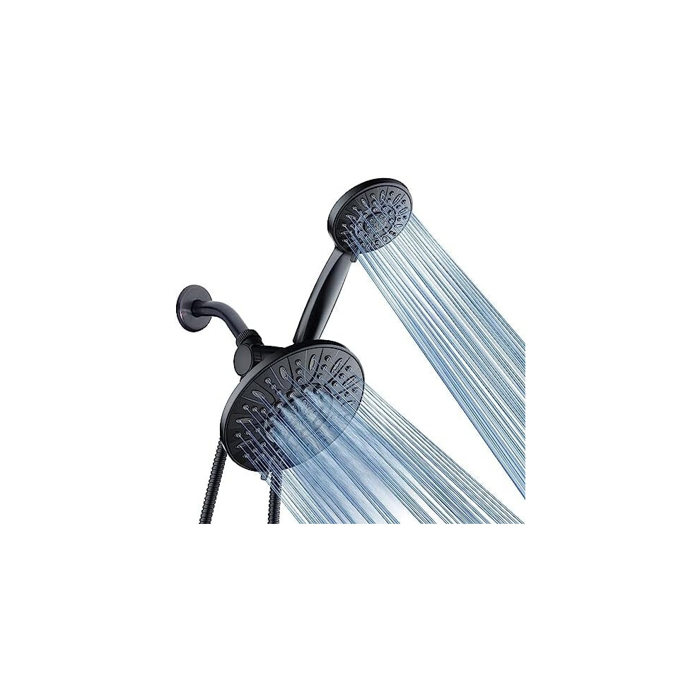 7 Inch 3-Way Rainfall Showerhead With 6-Setting Handheld 9377112926735