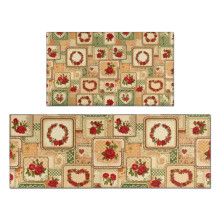 Floral Kitchen Rug Set of 2 – 17x30 & 17x47 in