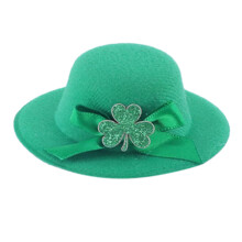 Weinverschluss mit grünem Kleeblatt zum St. Patrick's Day