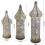 Lanterne marocaine creuse à LED en fer forgé (1 pièce) 6