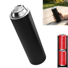 porte-canettes tactique double – Refroidisseur de canettes mince de 35 cl, peut contenir deux canettes, compatible avec les sodas et autres
