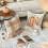 Μαξιλαροθήκες Hello Fall Hello Pumpkin Throw, 18x18 ιντσών Φθινοπωρινή Συγκομιδή Ευχαριστιών με 4