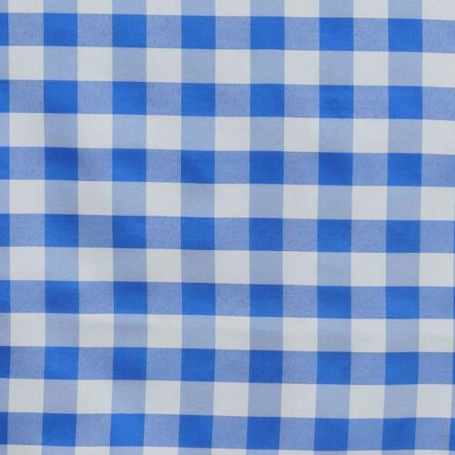 BalsaCircle50 τεμάχια 15" x 15" Μπλε Λευκές Χαρτοπετσέτες Gingham Καρό από Πολυεστέρα 2