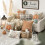 Μαξιλαροθήκες Hello Fall Hello Pumpkin Throw, 18x18 ιντσών Φθινοπωρινή Συγκομιδή Ευχαριστιών με 2