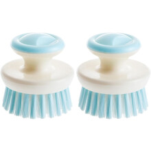 Lot de 2 brosses à vaisselle, éponges de cuisine pour nettoyer bols, éviers, casseroles, poêles et légumes
