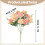 Kunstig hortensia lyserød 35 cm 1 stk. 3