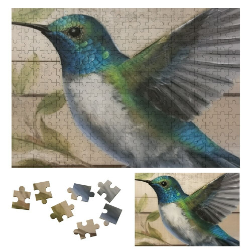 Kolibri træpuslespil
