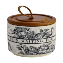 Boîte de conservation alimentaire avec poignée, boîte à thé pour grains de café, cuisine, maison, Black1Jar