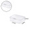 Leliafleury 9.1x5.9x2.5cm Transparent Plastic Organizer, 5Pcs Empty Mini Rectangular Storage Containers Clear Plastic Storage Boxes with Lids for 2