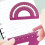 Aluminum Alloy Ruler Set for Students: Straight, Triangular, Protractor & Metal Scale Rulers 6