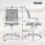 Ergonomic Mesh Office Chair White with Adjustable Lumbar 7