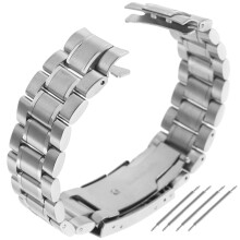20 Mm Watch Straps Stainless Steel 22mm Bracelet 40mm 18mm Curved End Band Man