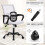Ergonomic Mesh Office Chair White with Adjustable Lumbar 4