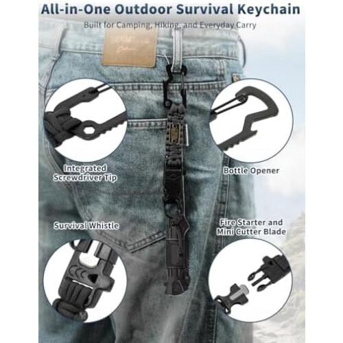 Μπρελόκ Paracord Lanyard550 βαρέως τύπου με πλεκτό κορδόνι Paracord για ταυτότητες, κάμερα, 2