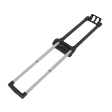 Durable Iron Telescopic Handle for Travel Luggage - Portable Replacement for Suitcase, Trolley & Luggage Carts, 17.71x7.87x1.57 inch Silver