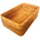 Handmade Rectangle Wicker Fruit Box Rattan Tray Magazine Organizer and Small Objects Container Serving Basket (Medium) 1