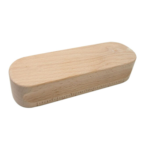 Clapet de tailleur en bois de hêtre à rainure double face 2