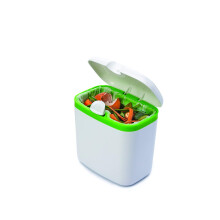 Joie Kitchen Countertop Compost Bin ? 2.7L BPA-Free Plastic Food Waste Container with Locking Lid, Odor Control & Dishwasher Safe ? For Organic Waste