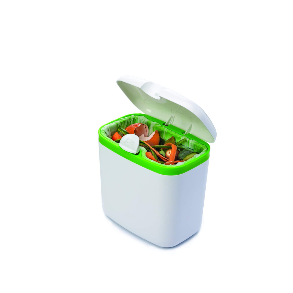 Joie Kitchen Countertop Compost Bin ? 2.7L Bpa-Free Plastic Food Waste Container With Locking Lid, Odor Control & Dishwasher Safe ? For Organic Waste