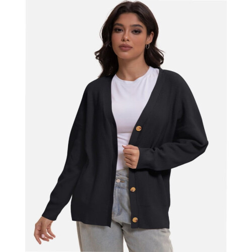 Women's Oversized Knit Cardigan Sweater