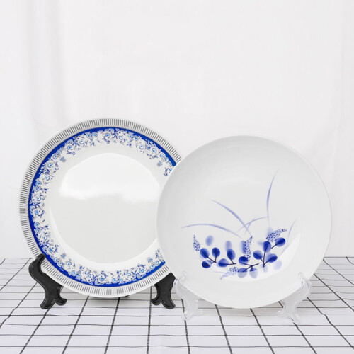 Suporte de plástico transparente FRCOLOR para pratos e artesanato, ideal para decoração de casa, 25 cm (10 polegadas). 1