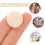 Wooden Semicircle Beads Natural Half Balls 200 pcs 6