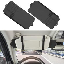 Sonnenblendenverlängerung für Autos, polarisiert, verstellbar, blendfrei (2