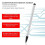 3-pak opgraderingskapacitive styluspenne til iPad tablet 4