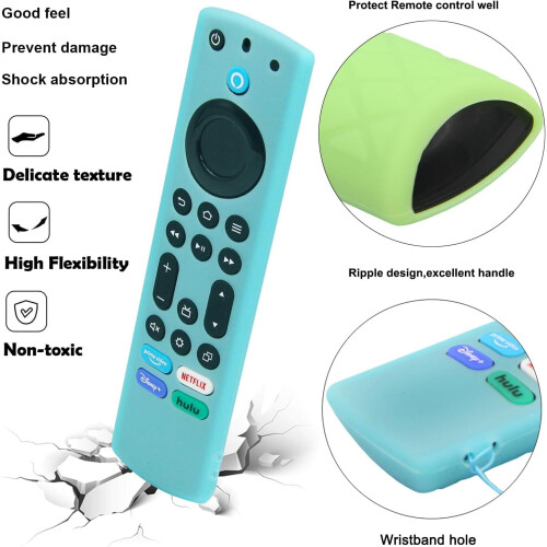 Θήκη σιλικόνης για τηλεχειριστήριο Fire TV Stick4K Max (2 τεμάχια) 2