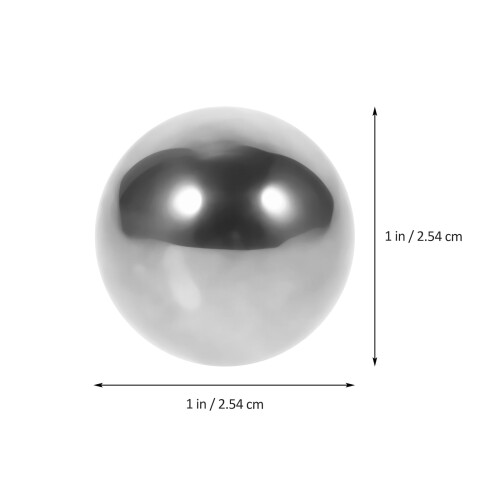 Bile de rulment din oțel solid, oțel carbon, 5 bucăți, 1 inch 1