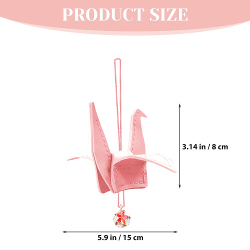 Kit de lucru cu macara din piele PU roz, cu foi pre-perforate 1