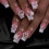 Press-on Naglar Rose Pearl Design Medium Coffin 24 st 7