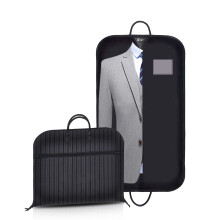 VISOOM Suit Bag for Clothes Garment, Waterproof Dust Proof Dress Cover Hanging Bags, Suit Carrier for Travel and Storage,100x60cm (Oxford Black)