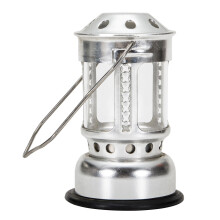 Tragbare Kerzenlaterne zum Aufhängen beim Camping und Angeln in der Nacht – Kerzenlampe aus Aluminiumlegierung – Schafft eine gemütliche und